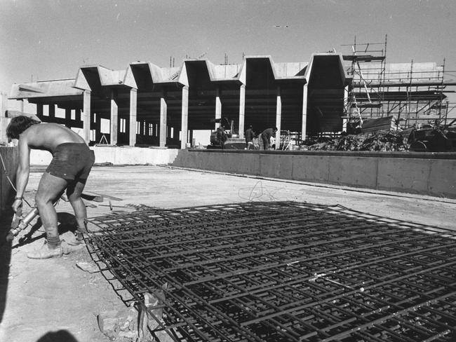 Warringah Aquatic Centre under construction. Picture: Northern Beaches Library