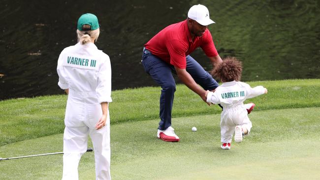 Varner with his family. Picture: Getty Images