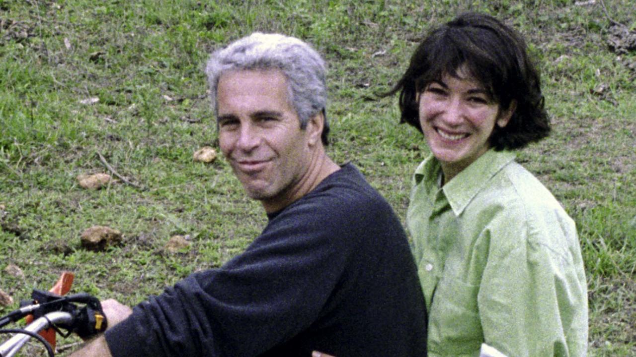The photos show the closeness between Maxwell and Epstein. Picture: Handout/US District Court for the Southern District of New York/AFP