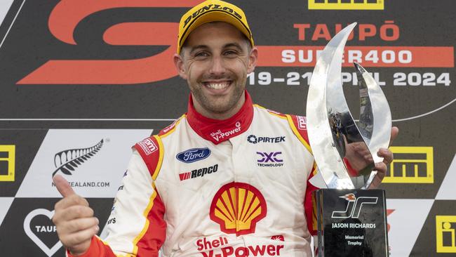 Anton de Pasquale wins the Jason Richards Trophy at the 2024 ITM Taupo Super400, Event 03 of the Repco Supercars Championship, Taupo, Taupo, , New Zealand. 21 Apr, 2024.