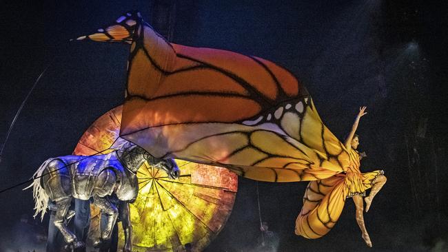 Helena Merten in Cirque du Soleil's Luzia. Photo: Anne Colliard