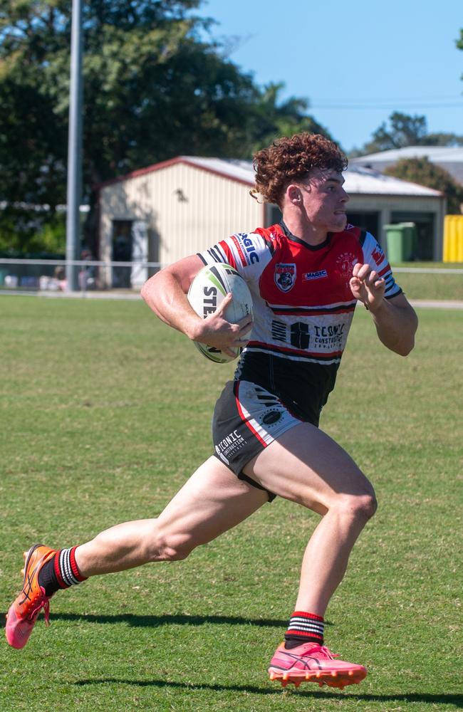 Logan Brookes Kirwan St Patrick's College vs Kirwan State High School 2024 Aaron Payne cup. Northern Conference. Thursday 15 August 2024 Picture: Michaela Harlow