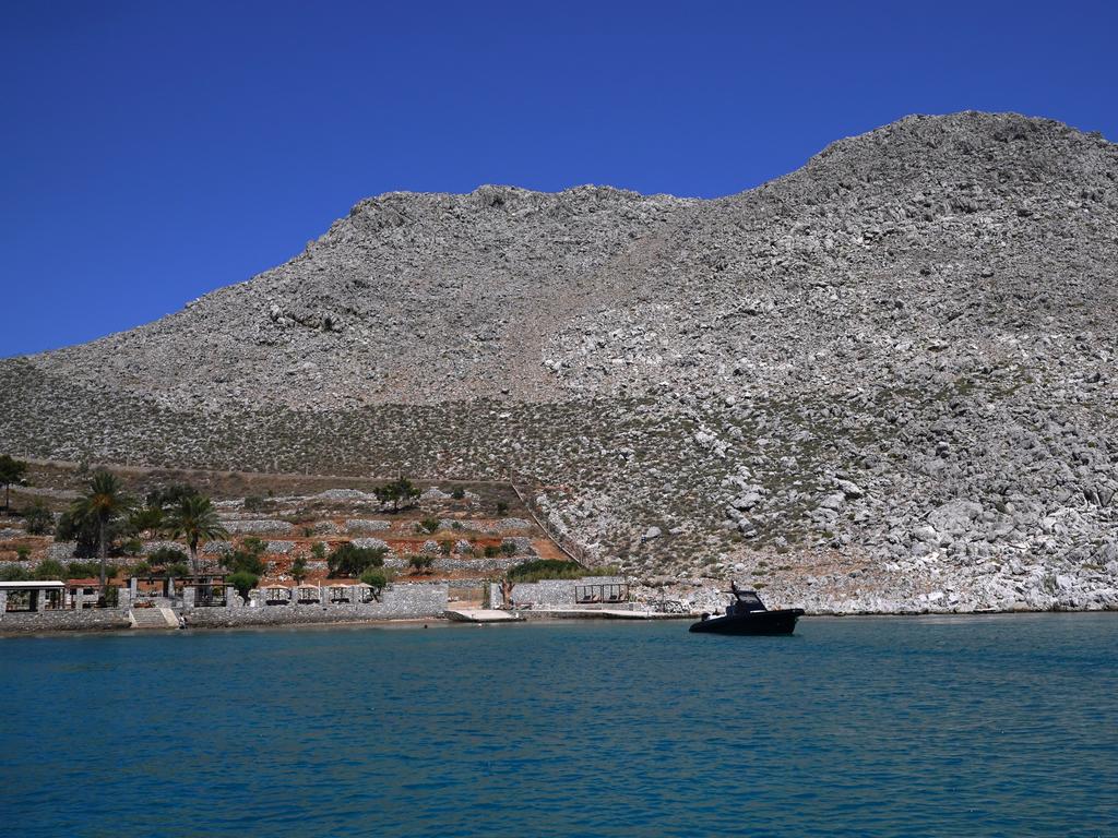 A general view of Agia Marina in Symi, Greece, where the body of TV doctor Michael Mosley was found. Picture: Getty Images.