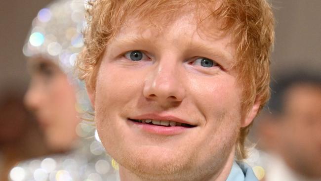 British singer-songwriter Ed Sheeran arrives for the 2024 Met Gala at the Metropolitan Museum of Art on May 6, 2024, in New York. The Gala raises money for the Metropolitan Museum of Art's Costume Institute. The Gala's 2024 theme is âSleeping Beauties: Reawakening Fashion.â (Photo by Angela WEISS / AFP)