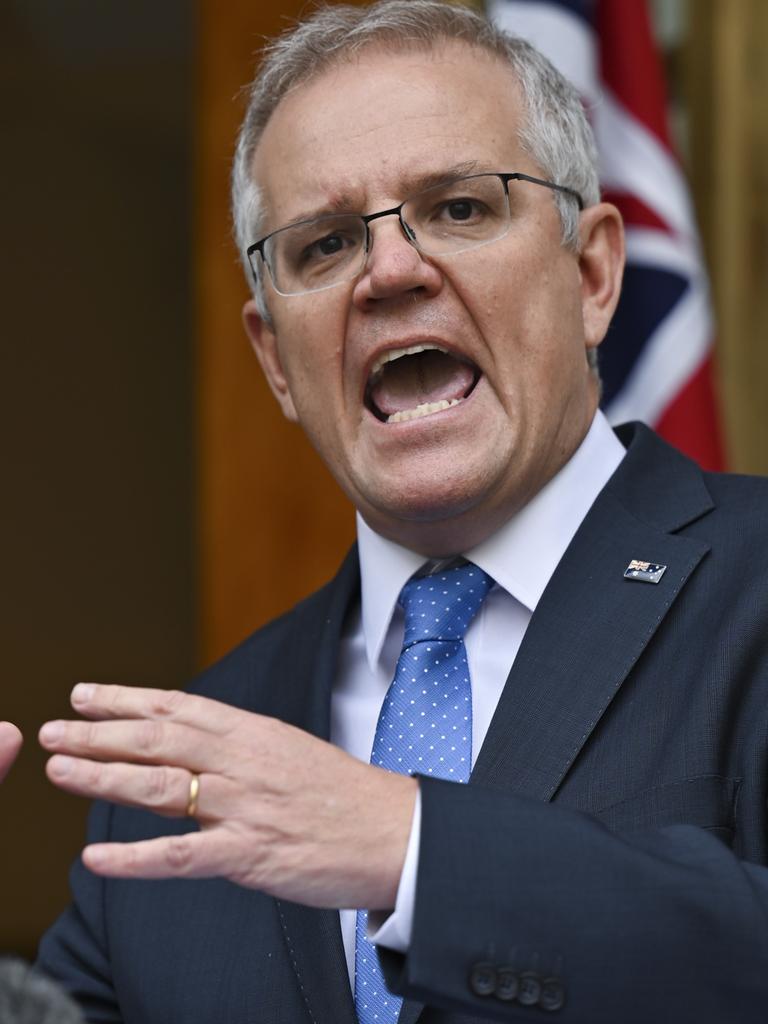 The Prime Minister Scott Morrison ‘is missing in action’. Picture: NCA NewsWire/ Martin Ollman