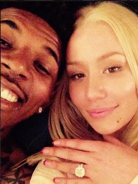 Australian rapper Iggy Azalea got engaged to former NBA player Nick Young in 2015. Picture Instagram