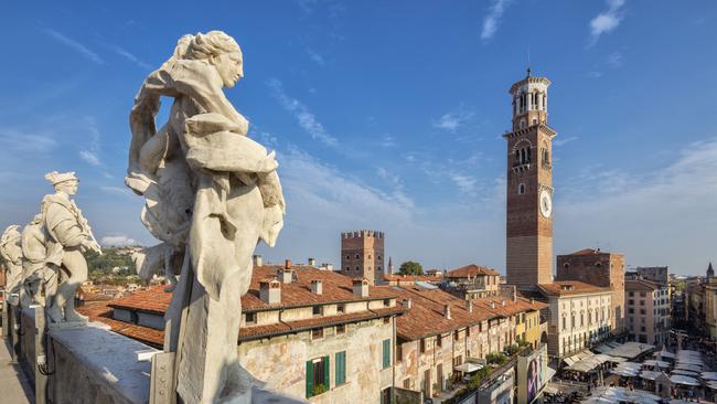 <a href="https://www.theaustralian.com.au/newsletters/travel-luxury" target="_blank">View from the rooftop of the Palazzo Maffei Gallery.</a>