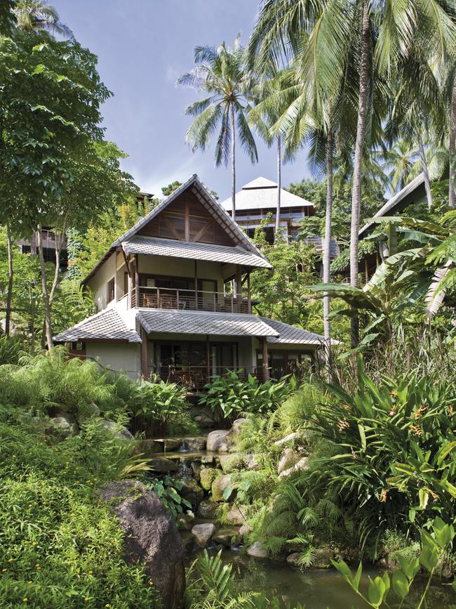 A hillside villa at Kamalaya.