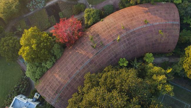 The historic fernery at Rippon Lea Estate is housed in a unique 40m-long cast-iron arch.