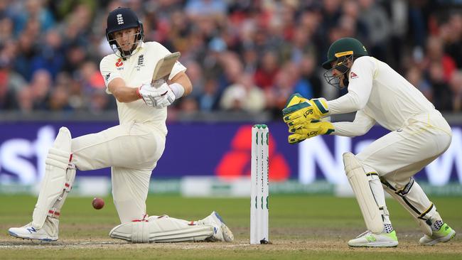 England batsman Joe Root looks much more comfortable coming in fourth in the order.