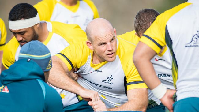 Stephen Moore has been dropped for the first Test against Fiji. Picture: Stuart Walmsley/rugby.com.au