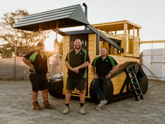 The bulldozer – $10k worth of fun. Photo: Supplied