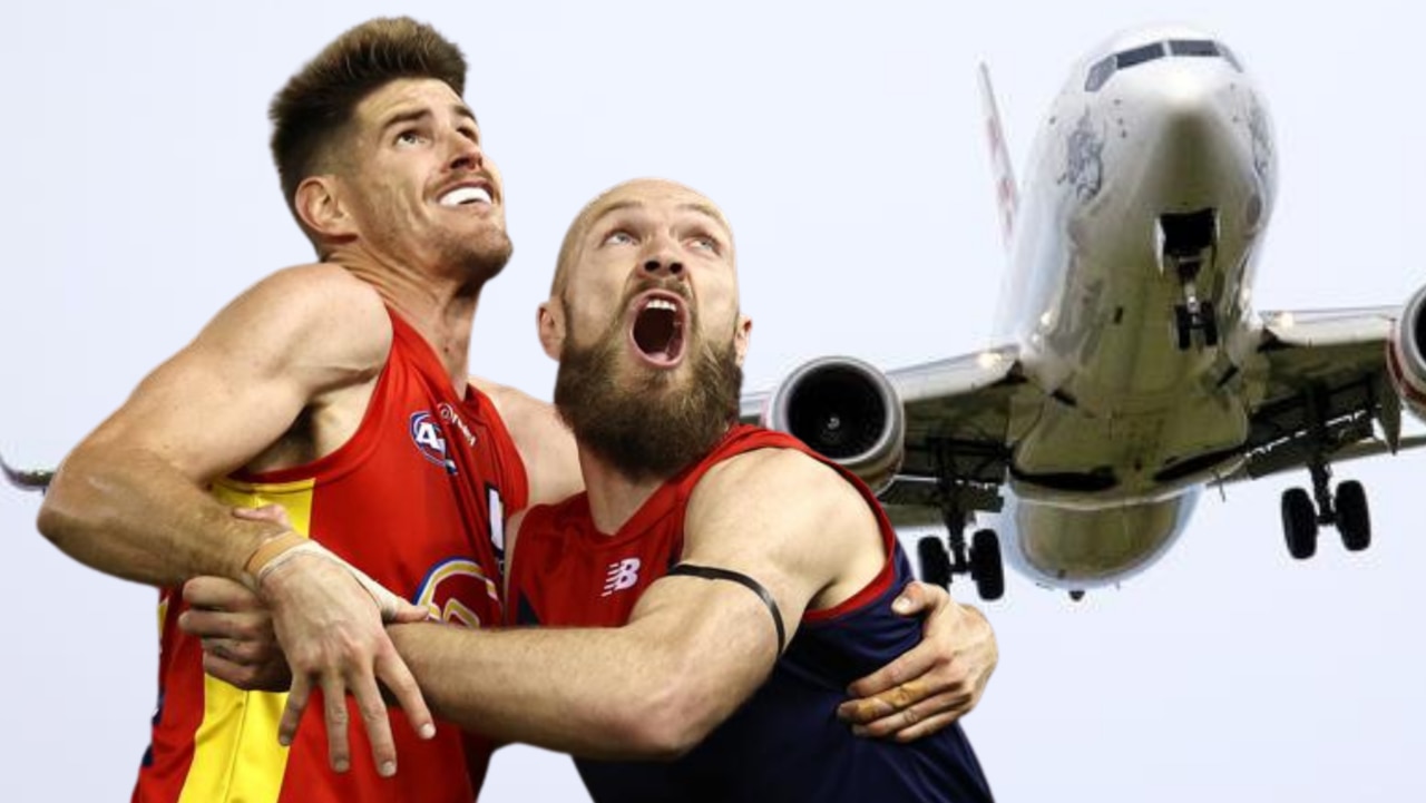 The Dees v Suns was cancelled, mid-air, but the decision saved the AFL season.