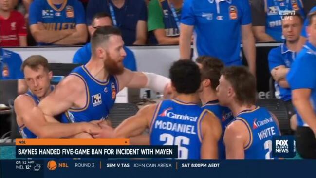 Baynes hit with big suspension for stoush