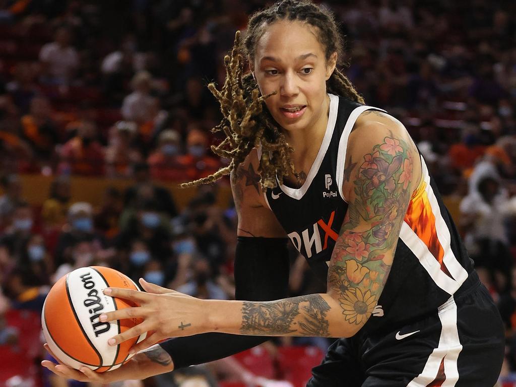 Brittney Griner of the Phoenix Mercury. Picture: Getty Images North America/Getty Images