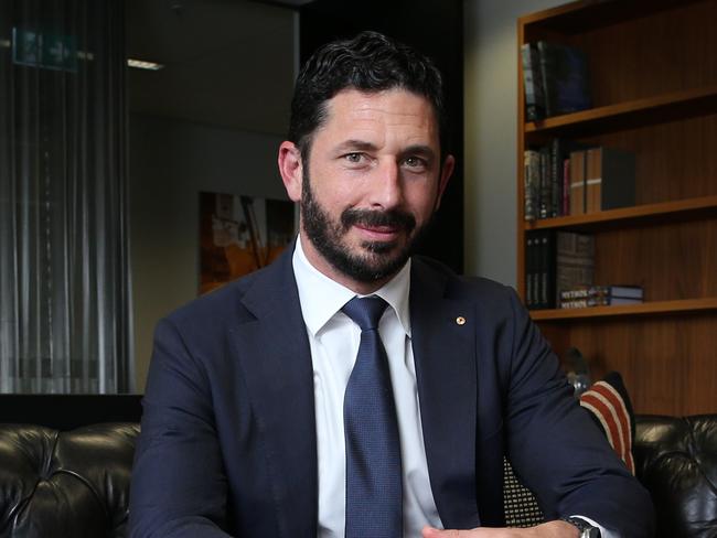 16/11/2023. Ryan Stokes, Managing Director and CEO Seven Group Holdings, photographed at their offices in Sydney. Britta Campion / The Australian