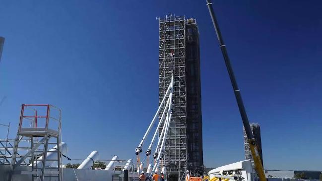 Sydney Metro Northwest's Anzac bridge over Windsor Rd, Rouse Hill