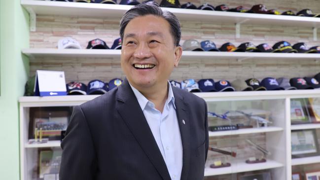 ‘All this action … shows Australia will play a major role in the Indo-Pacific Ocean’: Wang Ting-yu in his Taipei office. Picture: Rosaline Walters