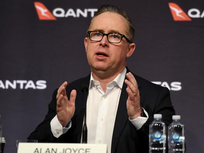 Qantas CEO Alan Joyce. Picture: AAP