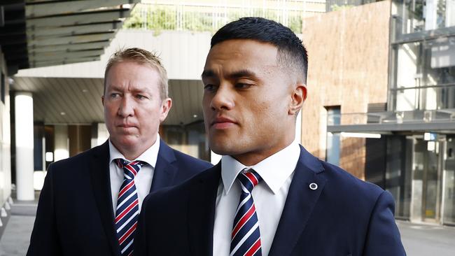 Trent Robinson was there for Spencer Leniu at the judiciary earlier this year. Picture: Jonathan Ng