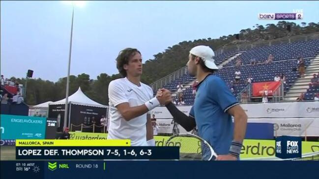 Feliciano Lopez downs Aussie in fairytale farewell