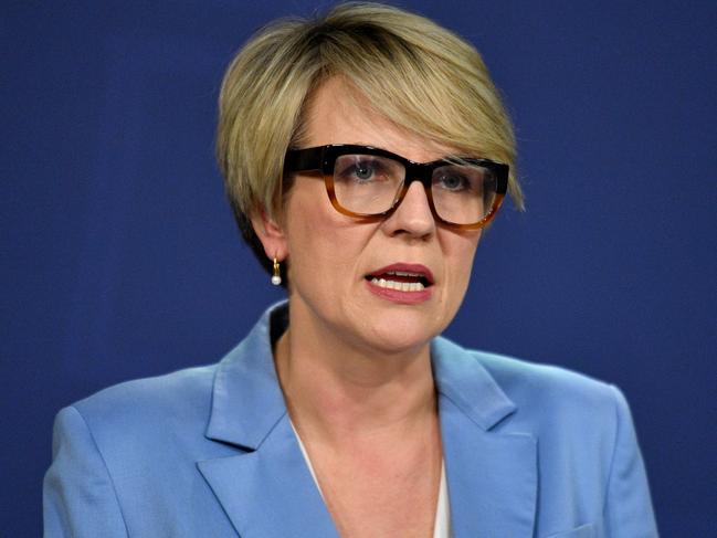 Acting Opposition leader Tanya Plibersek said the Coalition government “fought tooth and nail” against establishing a royal commission to ‘protect the banks’. Picture: AAP