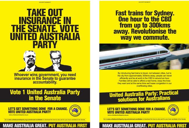 Clive Palmer hits out at Bill Shorten and Scott Morrison in his latest ad.