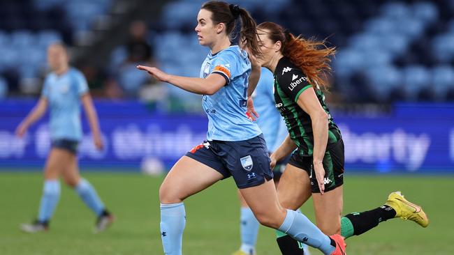 Natalie Tobin in action for Sydney FC. Picture:Cameron Spencer/Getty Images