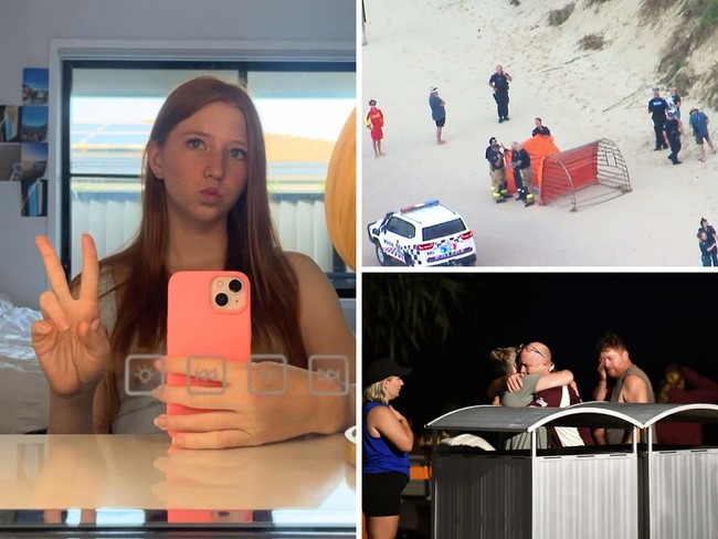 Charlize Zmuda, 17, has been identified as the victim of the fatal shark attack off Bribie Island on Monday.