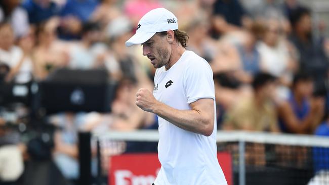 John Millman scored a stirring win at the Adelaide International. Picture: Mark Brake/Getty Images