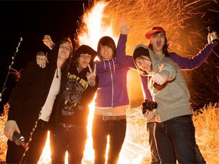 British metal band Bring Me the Horizon in a picture from their MySpace page (http://www.myspace.com/bmth ).