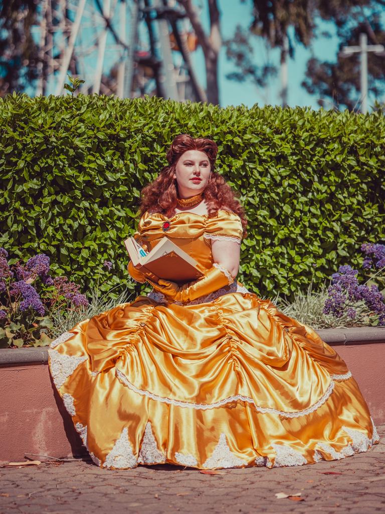 Bryanna Humphreys is known for her love of big princess dresses. Picture: Castleforge Photography