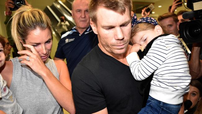 David Warner was suspended for his role in the ball-tampering scandal.