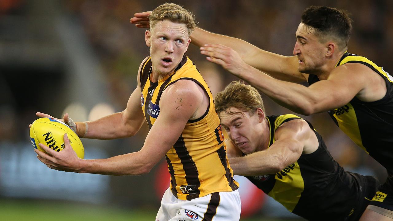 James Sicily will be a Hawk until at least the end of the 2022 season. Picture: Michael Klein.