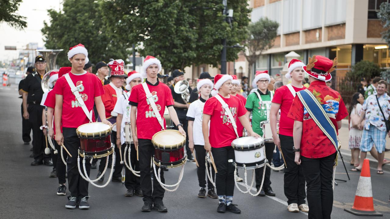 Harlaxton RSL Brass Band. Toowoomba's Christmas in the CBD. Picture: Nev Madsen. Thursday, 28th Nov, 2019