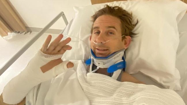 Mr Franc will have surgery for a spinal fracture.