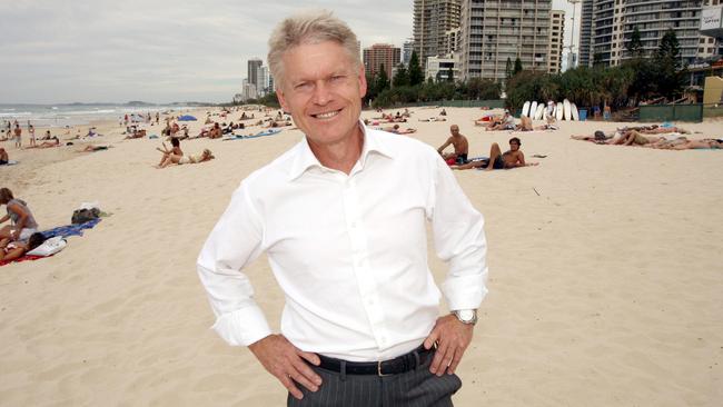 Gold Coast Tourism CEO Martin Winter is responsible for drawing more and more tourists to the Glitter Strip.