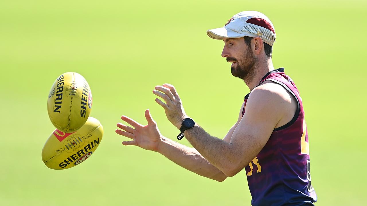 Darcy Gardiner is hoping to get the selection nod for the Lions’ clash with Carlton next week. Picture: Albert Perez/Getty Images