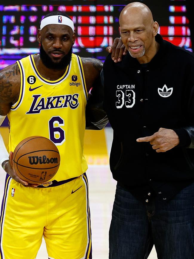 LeBron has the records. Photo by Ronald Martinez/Getty Images