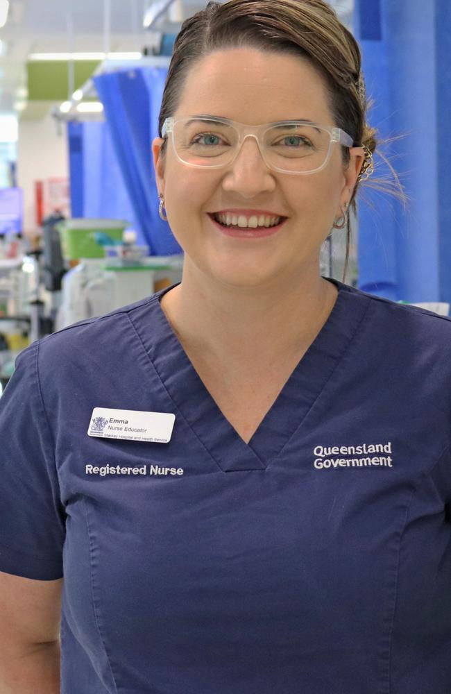 Mackay Hospital and Health Service's Renal Unit Nurse Educator Emma Jacobson. Picture: Contributed