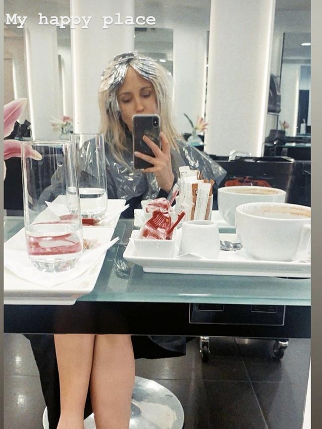 Lauren Mand’s London lifestyle was parties, pancakes and trips to the hairdressers. Picture: Instagram