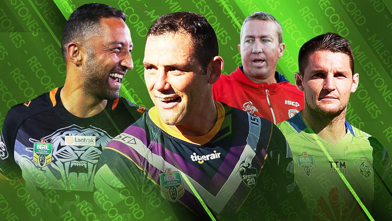 The milestones and records within reach during the 2019 NRL season.