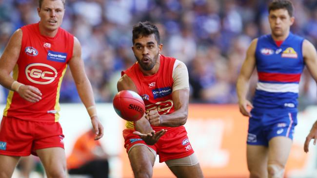 Jack Martin in action for the Gold Coast Suns.