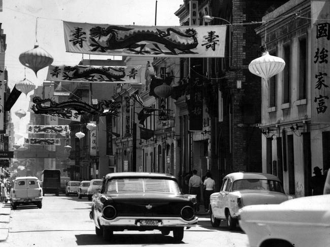 Chinatown pictured in 1960. Picture: HWT Library.