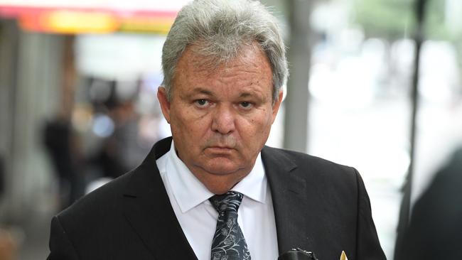 Serial conman Peter Foster arrives at Sydney Central Local Court in Sydney. Picture: AAP Image/Peter Rae