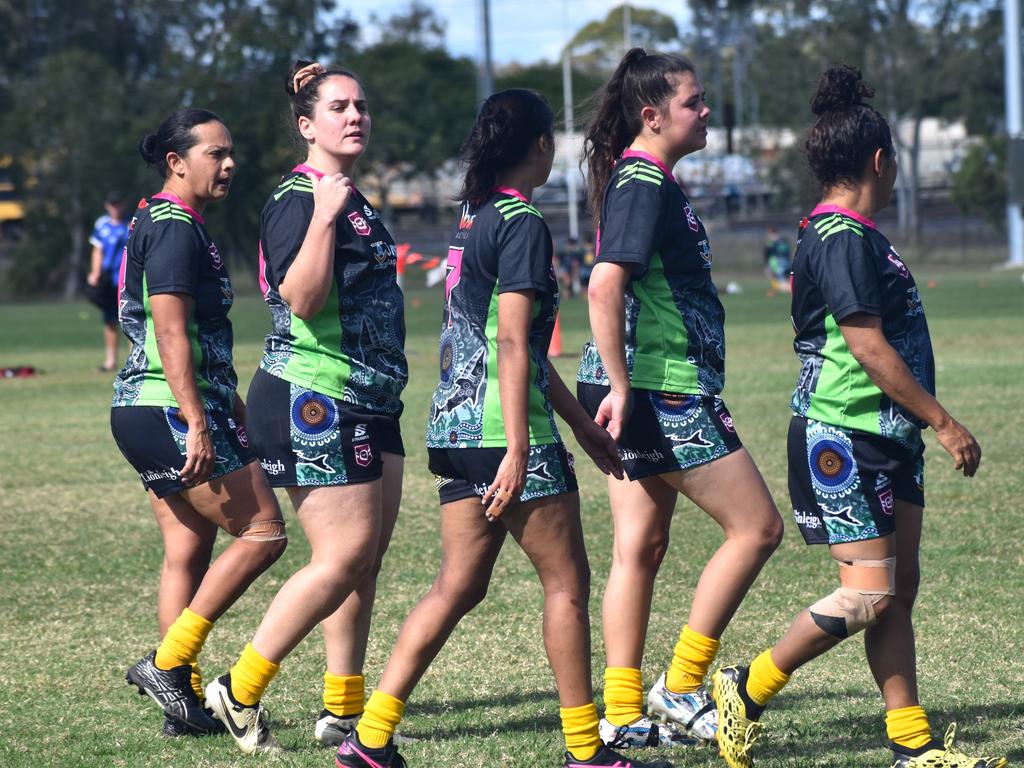 Sharni Upton (second left) has been a leading light for Fitzroy/Gracemere.