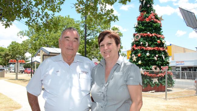 Leo Geraghty and Margaret Long are proud of the effort Murgon puts in during the lead up to the Christmas Fair.