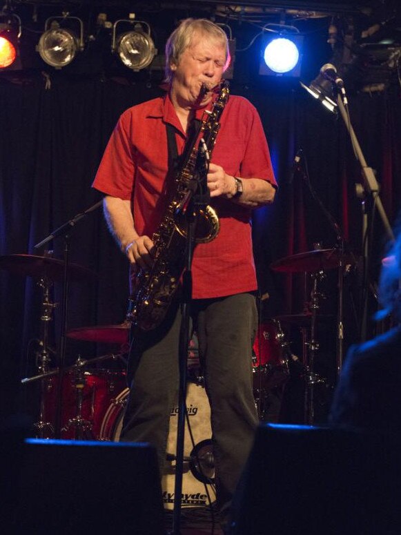 Rolling Stones saxophone player Bobby Keys performs at The Basement in Sydney in 2014. Picture: Splash News