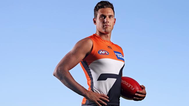 All eyes will be on GWS star Josh Kelly until he decides on his future. Picture: Toby Zerna