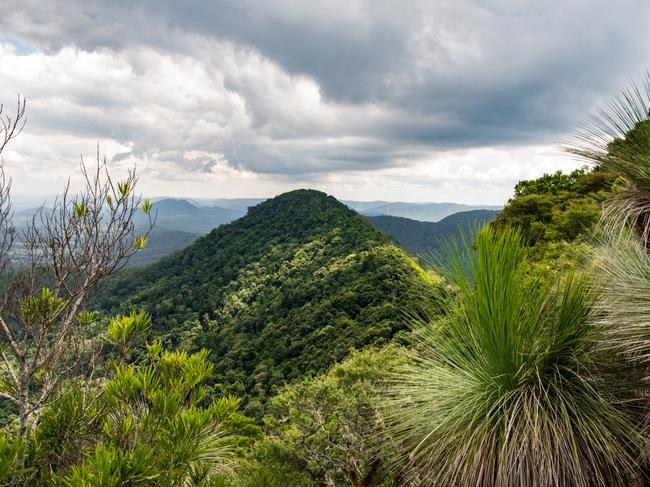 Mountain views from the trail.